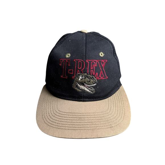 Vintage 90s Jurassic Park Cap Hat Snapback Adjustable Boys T-Rex Embroidered - Picture 1 of 9